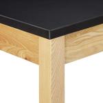 NPS Science Table, 24" x 48", Black/Ashwood Legs