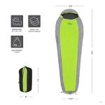 TETON Sports TrailHead Lightweight Sleeping Bag for Adults