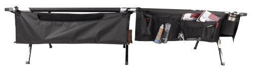 TETON Sports Cot Organizer; Great Camping and Hunting Gear; Perfect Companion to the TETON Sports Camping Cots; A Must Have , Black, 39 inches X 12 inches