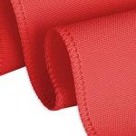 108" Round Red Polyester Tablecloth for Sporting Events
