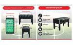 55 Inch Foosball Table by KICK Triumph