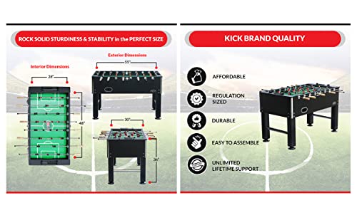 55 Inch Foosball Table by KICK Triumph