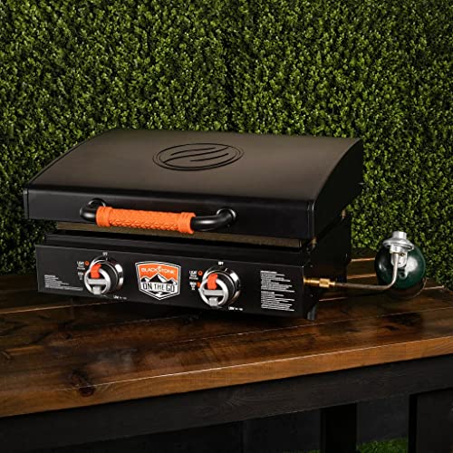 22" Blackstone Griddle with Lid, Tabletop Gas Grill