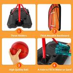 Adjustable Kids Basketball Hoop with Mini Hoops Set
