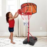Adjustable Kids Basketball Hoop with Mini Hoops Set