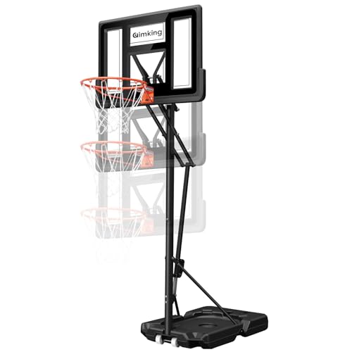 44-Inch Shatterproof Adjustable Basketball Hoop | Aimking Portable Basketball Goal System