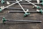 Durable Metal Tent Pegs Stake Set - 20-Pack