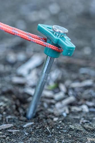 Durable Metal Tent Pegs Stake Set - 20-Pack