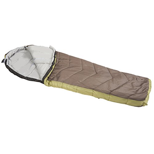 Suisse Sport Alpine Adult Mummy Sleeping Bag - Brown