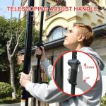 Anymay Portable Basketball Hoop Outdoor, 4.8-10FT Height Adjustable Basketball Hoop Goal System with 48Inch Steel Frame Backboard and Portable Wheels for Adults, Red