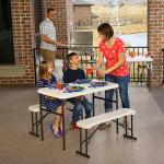 Portable Folding Camping Picnic Table and Bench Set