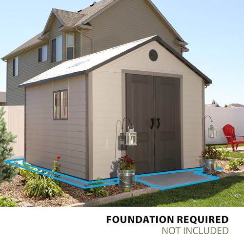 Outdoor Storage Shed with Windows, 11x11 Feet by Lifetime