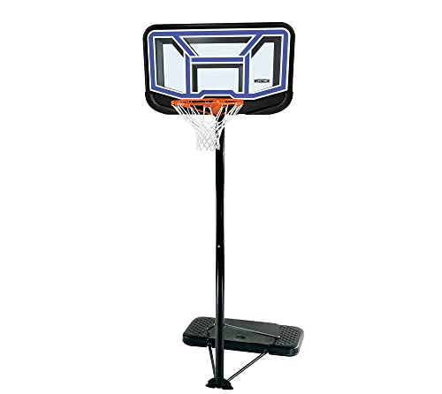 44 Inch Lifetime Streamline Shatterproof Basketball System, Black