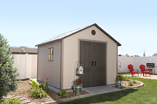 Outdoor Storage Shed with Windows, 11x11 Feet by Lifetime