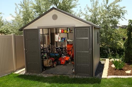Outdoor Storage Shed with Windows, 11x11 Feet by Lifetime