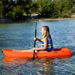 Youth Wave Kayak Set in Vibrant Orange