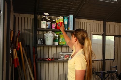 Outdoor Storage Shed with Windows, 11x11 Feet by Lifetime