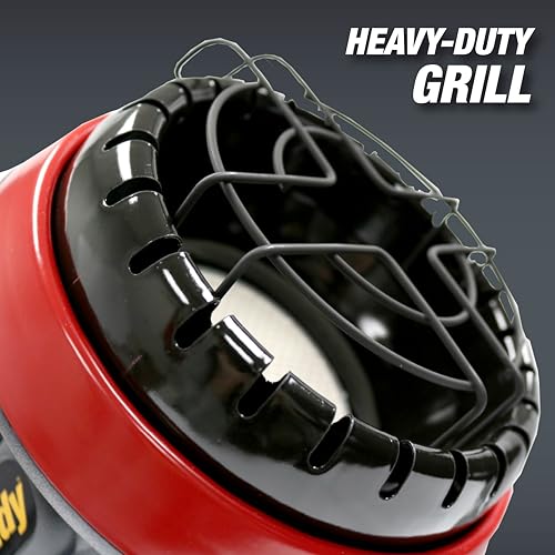 Mr. Heater F215100 MH4B Little Buddy 3800-BTU Indoor Safe Propane Heater, Medium , Black/Red