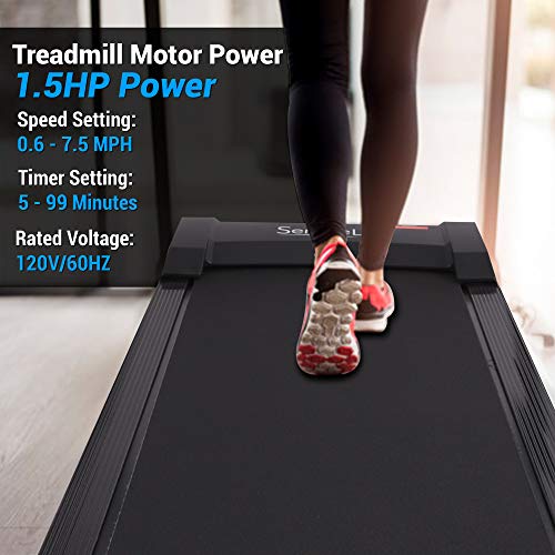 SereneLife Smart Folding Treadmill - Large Running Surface