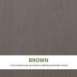 Lifetime Polyethelyene Storage Shed, 109 sq. ft., 15 ft. x 8 ft. x 8 ft. Light Brown (60318)