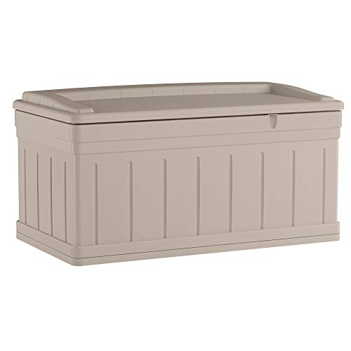 Suncast Premium Deck Box with Seat & Storage