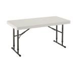 Lifetime 4' Adjustable Height Folding Table with Bronze Frame
