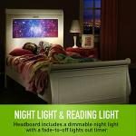 LightHeaded Beds Edgewood Sleigh Twin Bed, LED Imagery