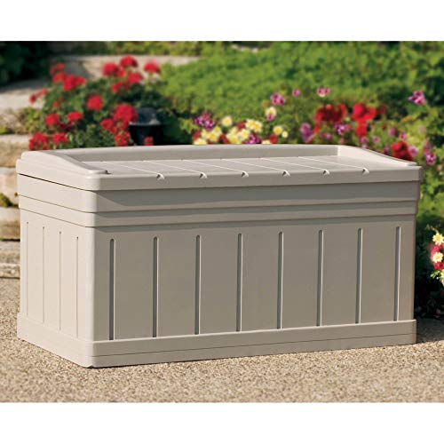 Suncast Premium Deck Box with Seat & Storage