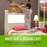 LightHeaded Beds Edgewood Sleigh Twin Bed, LED Imagery