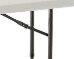 Lifetime 4' Adjustable Height Folding Table with Bronze Frame