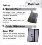 Reebok RBK 51547 Portable Basketball System with Shatter Guard