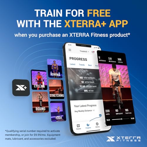 XTERRA TR150 Folding Treadmill with 5" Display