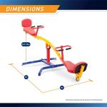 Spinning Teeter Totter for Kids Playground - 360 Rotation