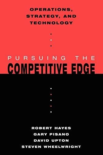 Competitive Edge: Operations, Strategy, and Technology