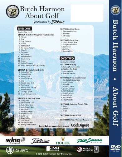 Butch Harmon Golf DVD Set - Improve Swing Skills