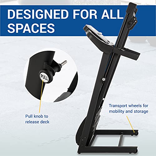 XTERRA TR150 Folding Treadmill with 5" Display