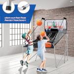 Foldable Electronic Dual Basketball Arcade Game - 2 Player