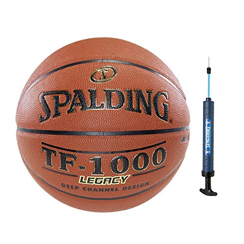 Spalding TF-1000 Legacy Indoor Basketball with Dual Pump