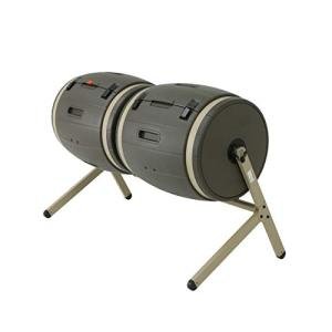 100 Gallon Lifetime Double Bin Rotating Composter