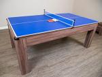 Hathaway 7-ft Air Hockey/ Table Tennis Dining Combo