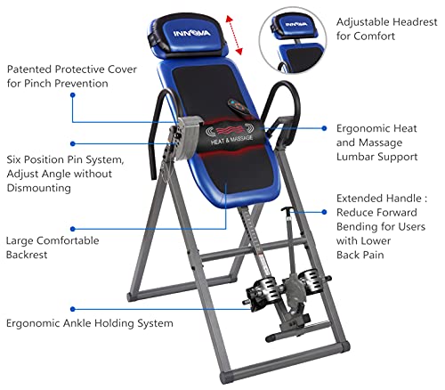 INNOVA ITM4800 Inversion Table with Heat & Massage