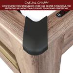 Hathaway 7-ft Air Hockey/ Table Tennis Dining Combo