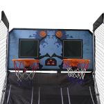 Foldable Indoor Basketball Arcade Game Set - Double Shot