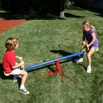 Blue Swing N Slide Spinner See Saw