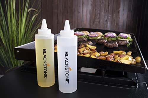 Blackstone 1542 Flat top Griddle Professional Grade Accessory Tool Kit (5 Pieces) 16 oz Bottle, Two Spatulas, Chopper/Scraper and One Cookbook-Perfect for Cooking Indoor or Outdoor, Multicolor