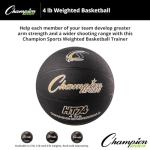 4lb Composite Cover Weighted Basketball Trainer by Champion Sports