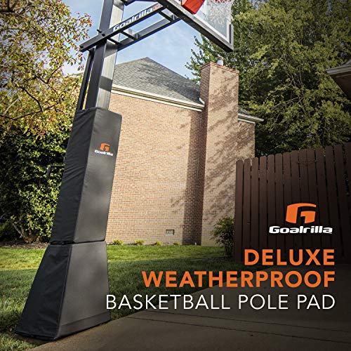 Goalrilla Weatherproof Basketball Pole Pad, Ultimate Protection, Black