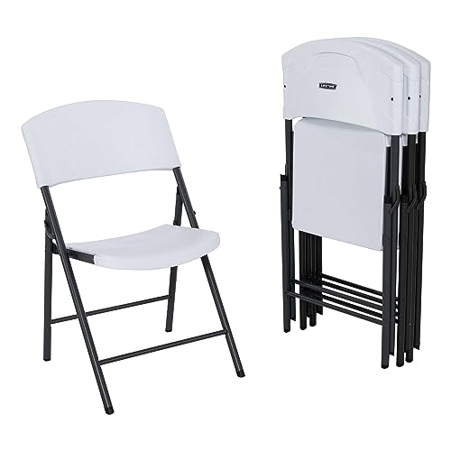 4 Pack Lifetime 42810 Light Commercial Folding Chairs