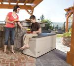 Lifetime 130 Gallon Extra Large Deck Box Sand/Brown