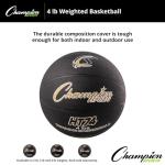 4lb Composite Cover Weighted Basketball Trainer by Champion Sports